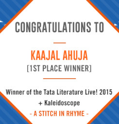 TATA LitLive2015 + Kaleidoscope : A Stich In Rhyme 1st Place Winner
